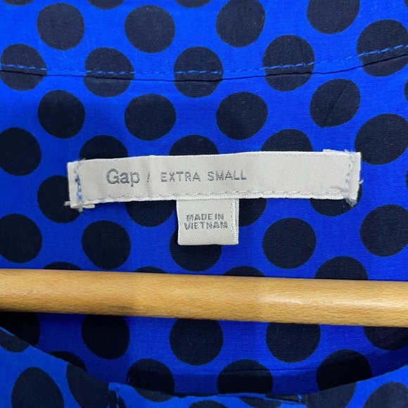 Gap Extra Small Shift Dress Blue/Black - Picture 2 of 7